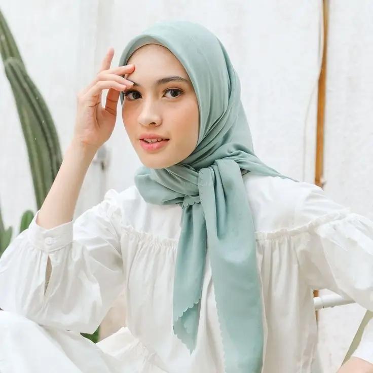 2 / ָ ư  ī  ̽ Hijab 񵵸 ε巯 Headscarf Foulard Bandana ̽ ͹ Ӹ